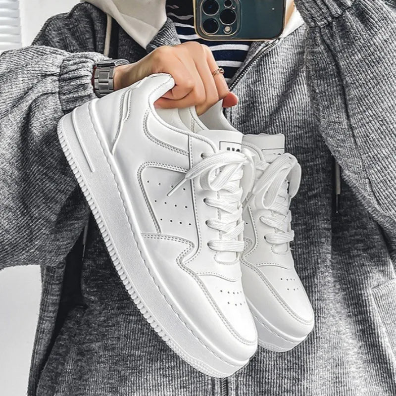 Men's Classic Sneakers Black and White | Comfortable, Light and Urban Style